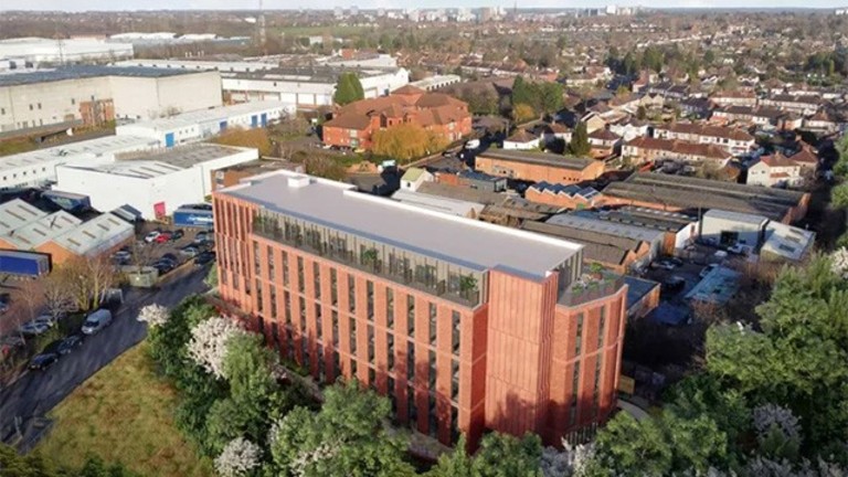 Planning approval for 196-bed student flats in Coventry