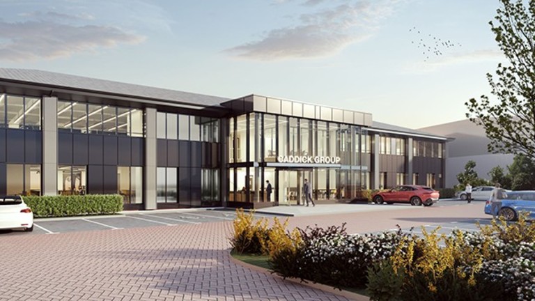 Cape House headquarters for Caddick Construction Group